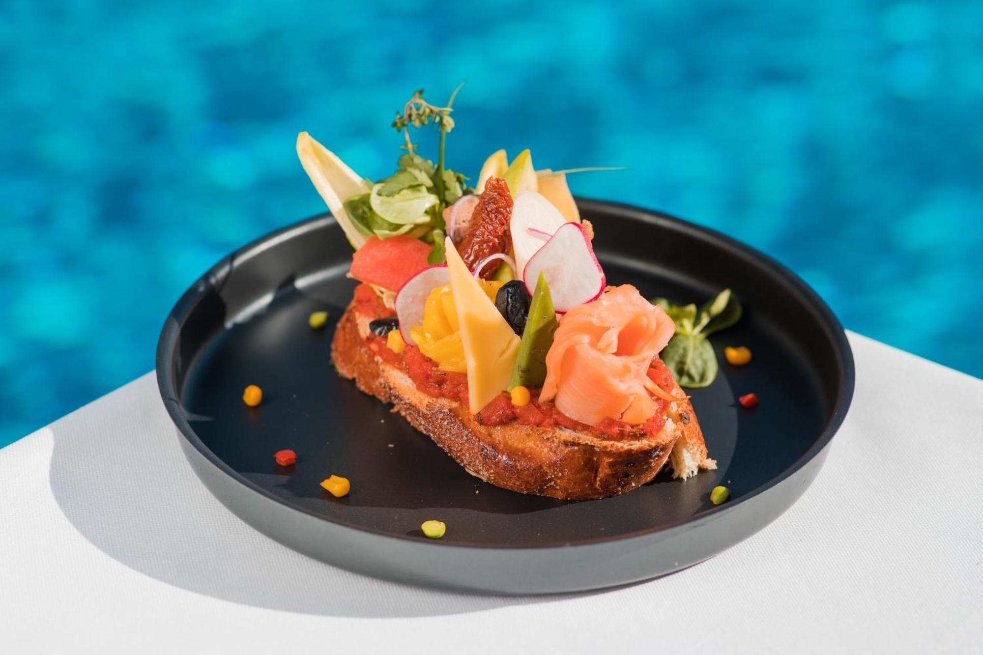 Grand Mogador Agdal & Spa Marrakesh Eksteriør billede Salmon toast